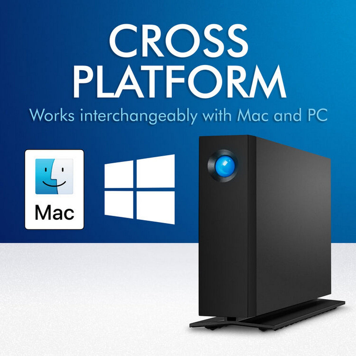 LaCie d2 Professional USB-C 3.2 Gen 2 External Hard Drive (24GB)