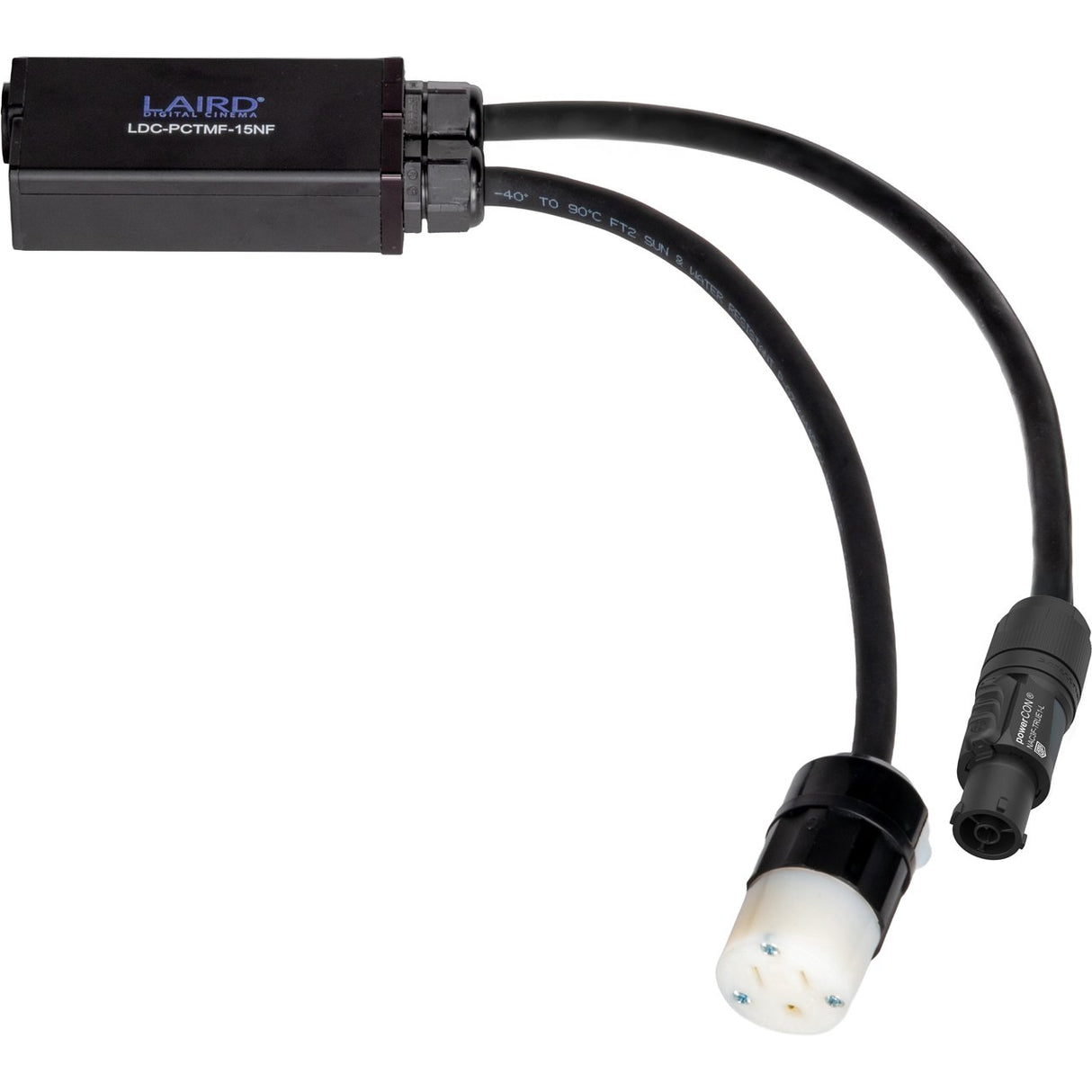 Laird LDC-PCTMF-15NF powerCON TRUE1 Power Distribution Splitter Cable