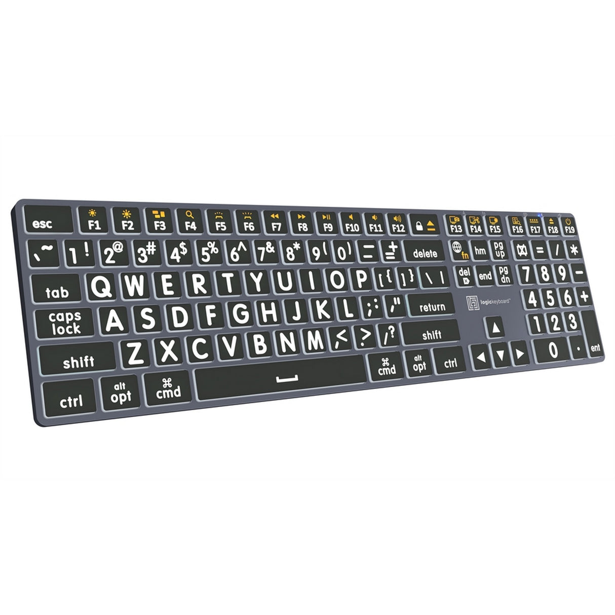 Logickeyboard Mac TITAN Large Print Slimline Keyboard