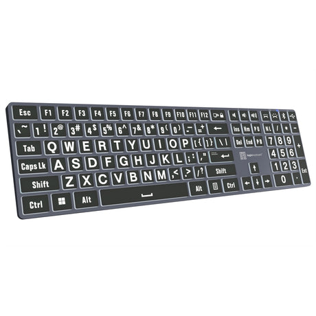 Logickeyboard Windows TITAN Large Print Slimline Keyboard