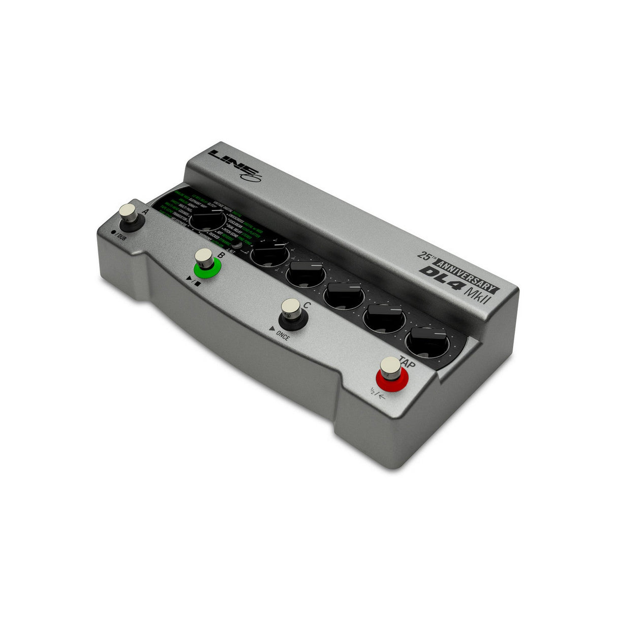 Line 6 DL4 MkII Delay Modeler Pedal 25th Anniversary Silver Edition