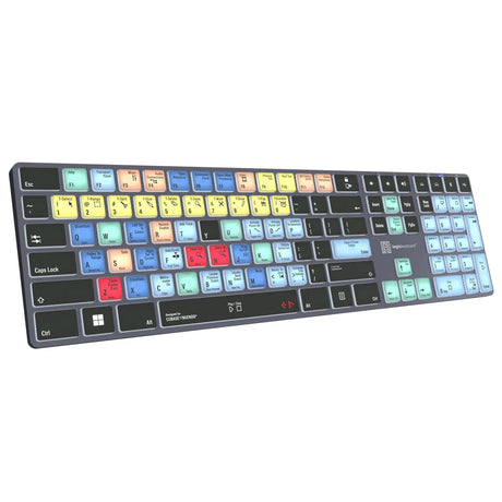 Logickeyboard TITAN Wireless Backlit Keyboard for Cubase/Nuendo US Windows