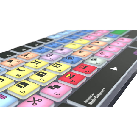 Logickeyboard TITAN Wireless Backlit Keyboard for Avid Media Composer Classic US Windows
