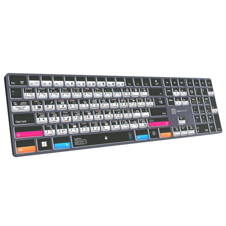 Logickeyboard TITAN Wireless Backlit Keyboard for Adobe Photographer US Windows