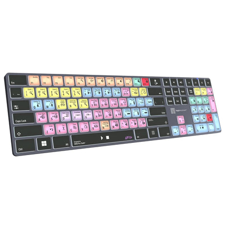 Logickeyboard TITAN Wireless Backlit Keyboard for Avid Pro Tools US Windows
