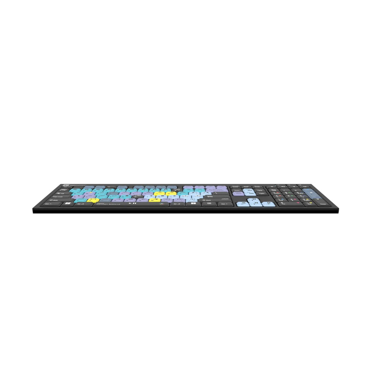 Logickeyboard DaVinci Resolve NERO Slimline Windows Keyboard, US English