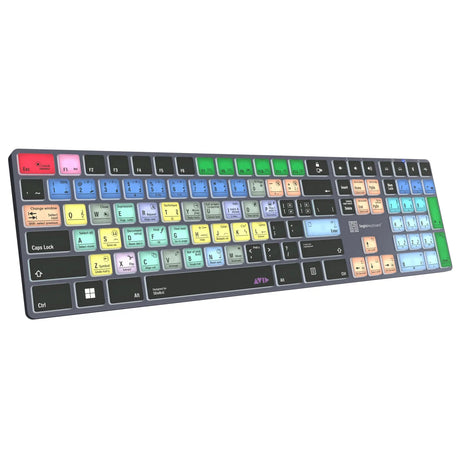 Logickeyboard TITAN Wireless Backlit Keyboard for Avid Sibelius US Windows