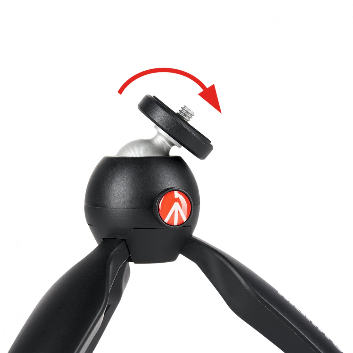 Manfrotto Pixi Mini Tripod with Smartphone Clamp, Black