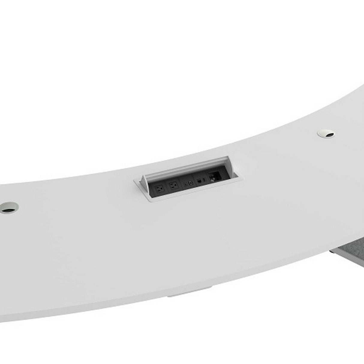 Middle Atlantic FM-TAR-1846430-D8W Forum Arc-Shaped Video Conferencing Table