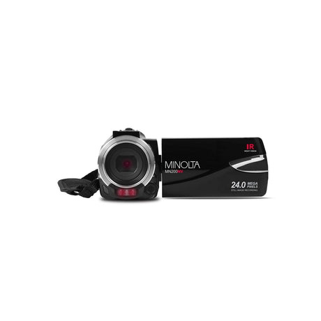 Minolta MN200NV 1080p HD 24 MP Night Vision Digital Camcorder with WiFi Black