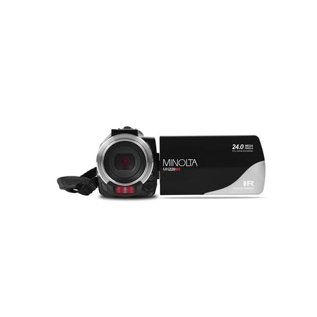 Minolta MN220NV 1080p HD 24 MP Night Vision Digital Camcorder with WiFi Black