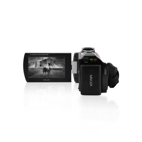 Minolta MN2K50NV 2.7K Ultra HD 48 MP Night Vision Camcorder Black
