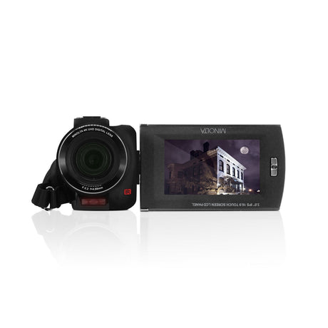 Minolta MN4K30NV 4K Ultra HD 30 MP Night Vision Camcorder Black