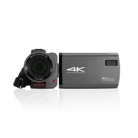 Minolta MN4K30NV 4K Ultra HD 30 MP Night Vision Camcorder Gunmetal