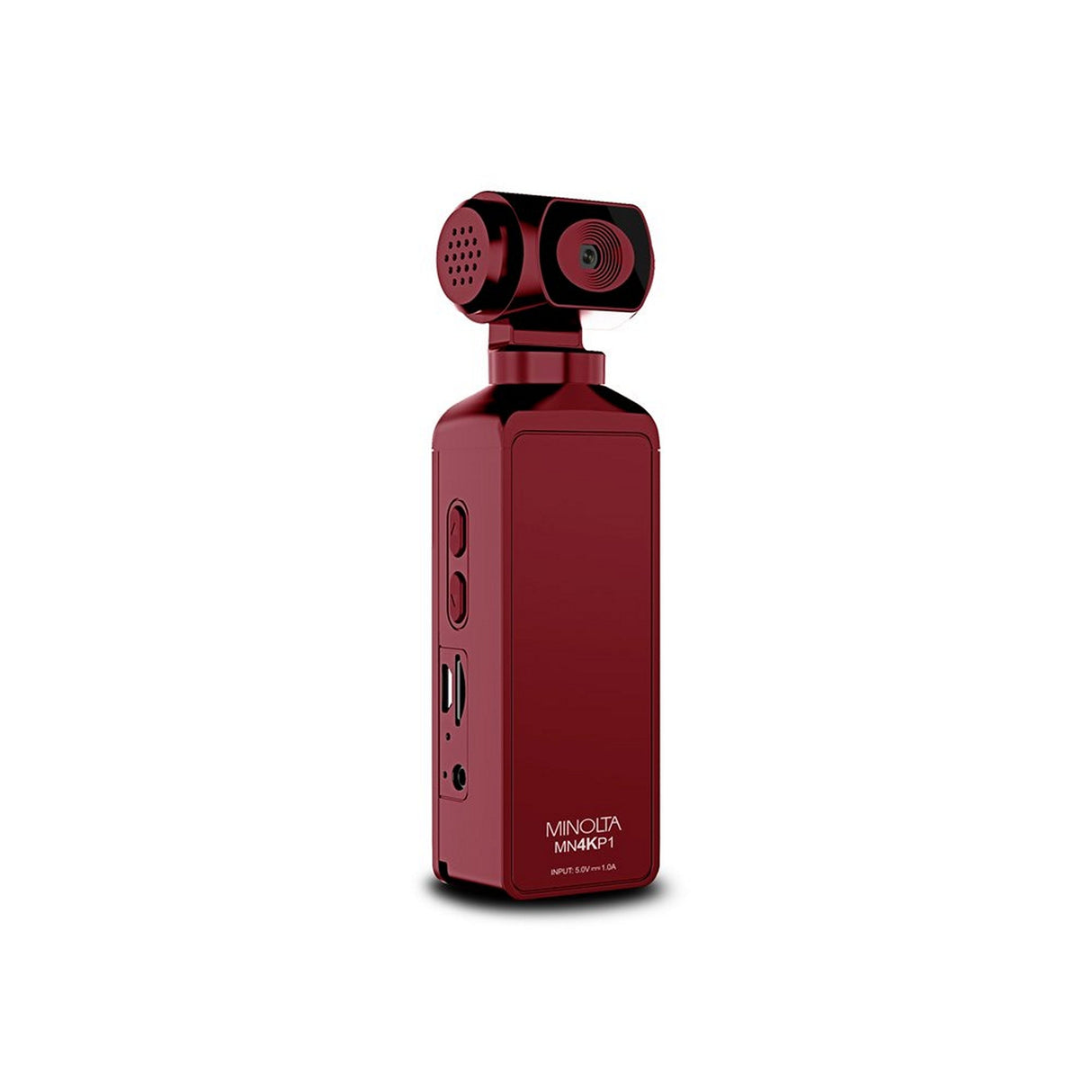 Minolta MN4KP1 Waterproof 4K Ultra HD Pocket Camcorder with WiFi Red