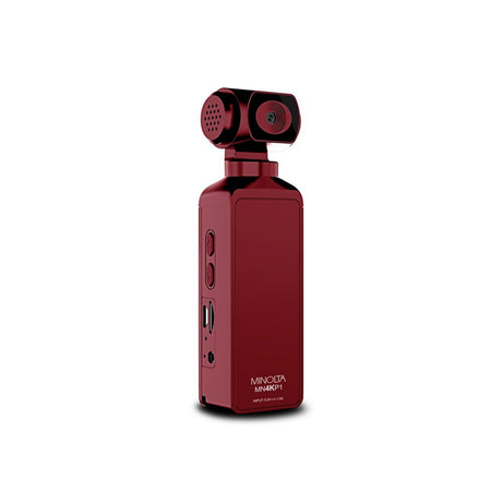Minolta MN4KP1 Waterproof 4K Ultra HD Pocket Camcorder with WiFi Red