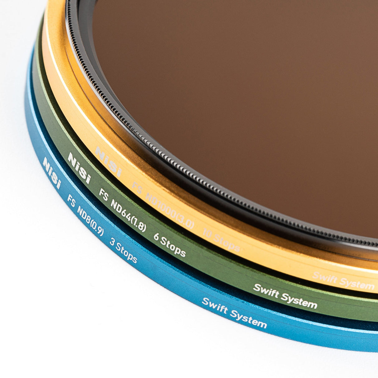 NiSi SWIFT FS ND Filter Kit with ND8 3-Stop ND64 6-Stop ND1000 10-Stop