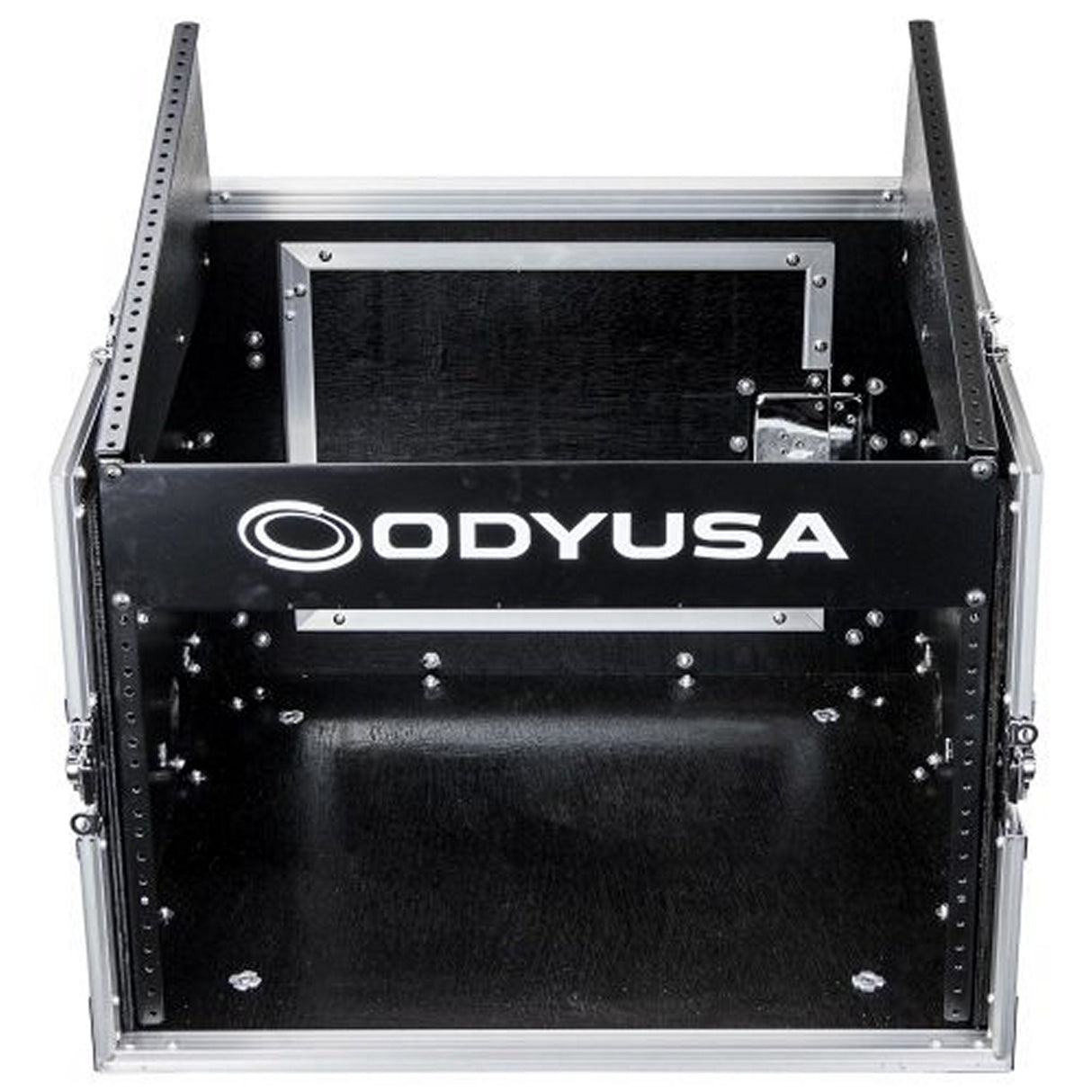 Odyssey 10U Top Slanted 6U Vertical Pro Combo Rack Black