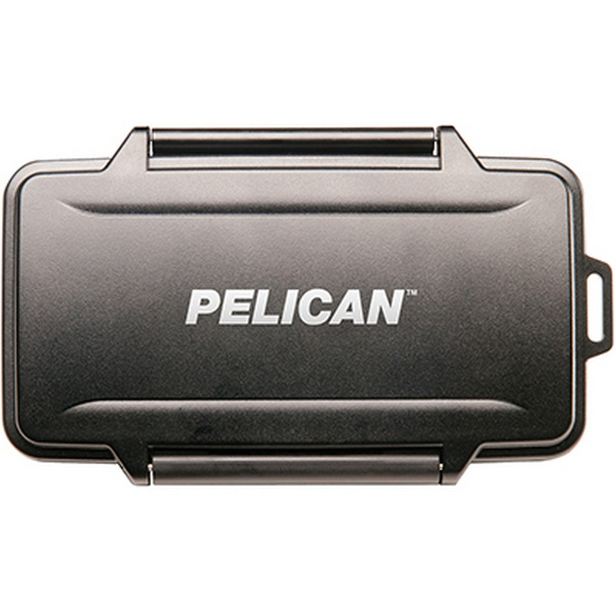 Top view of Pelican 0915 Micro SD memory card case in black