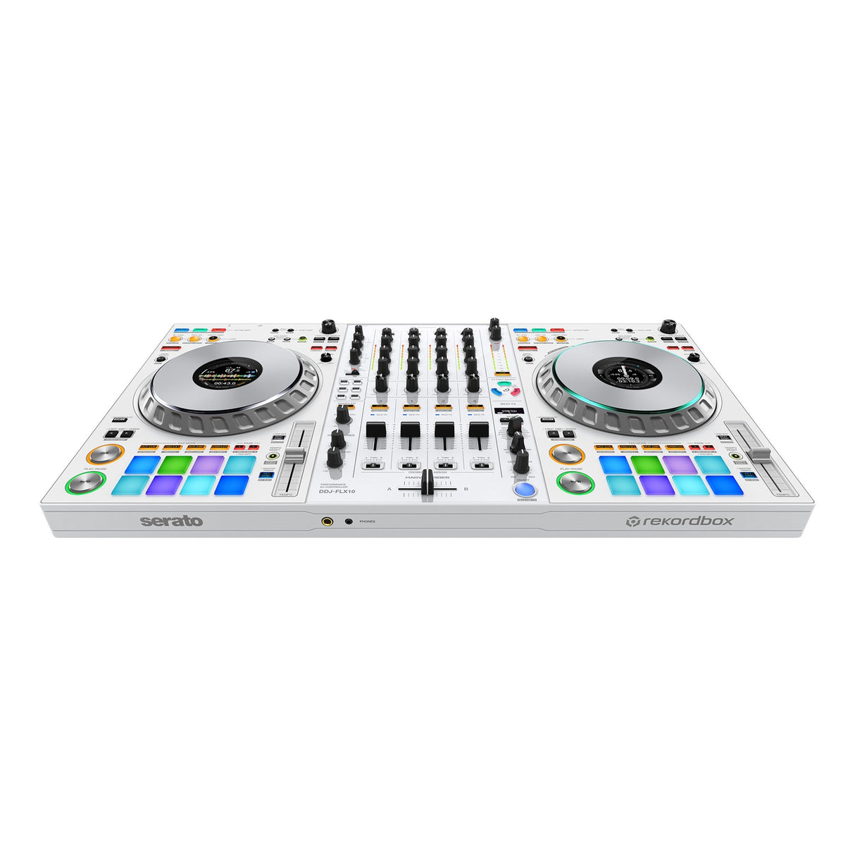 Pioneer DJ DDJ-FLX10 4-Channel DJ Controller, Limited-Edition White