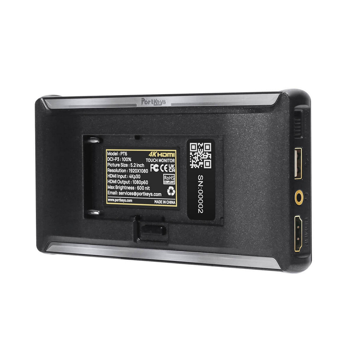Portkeys PT6 5.2-Inch 4K HDMI Touchscreen Monitor