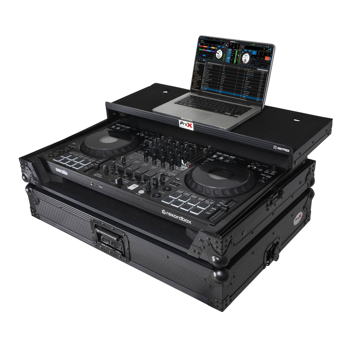ProX XS-FLX10LTBL ATA Flight Style Road Case for Pioneer DDJ-FLX10/DDJ-GRV6
