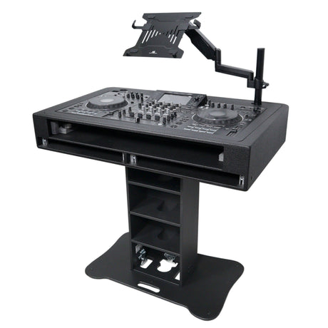 ProX XZF-DJCT W 2U CASE Control Tower DJ Podium for Pioneer DJ DDJ-REV7 XDJ-XZ DDJ-1000 RANE