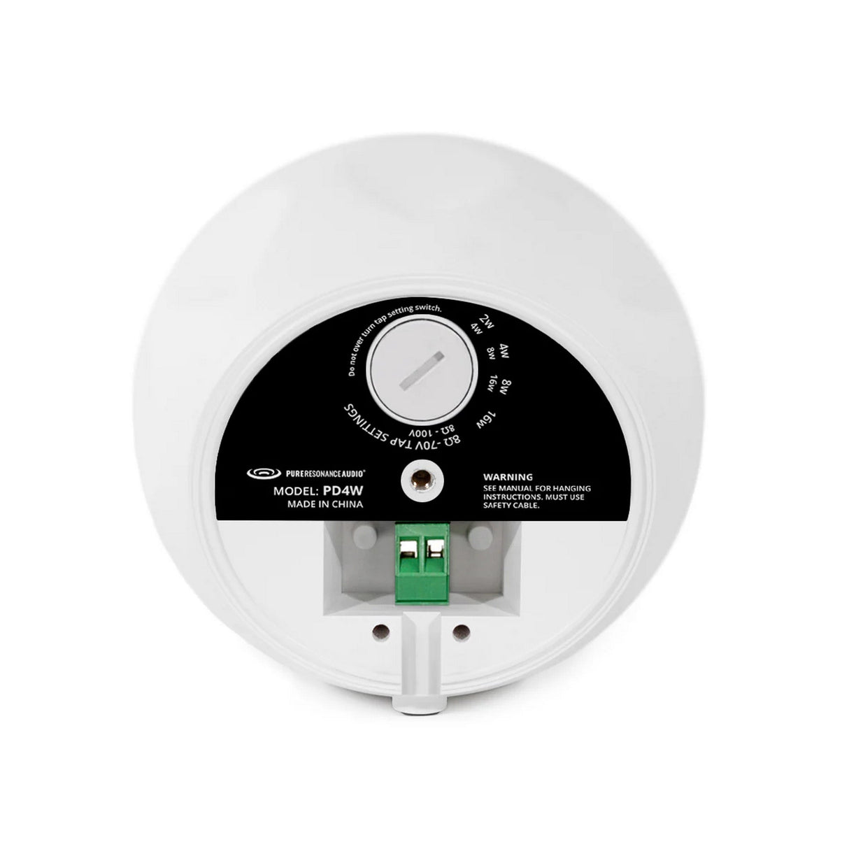 Pure Resonance Audio Business Pendant Speaker Sound System with 8 PD4W Weather-Resistant Pendant Speakers and RMA240BT 240W Bluetooth Mixer Amplifier