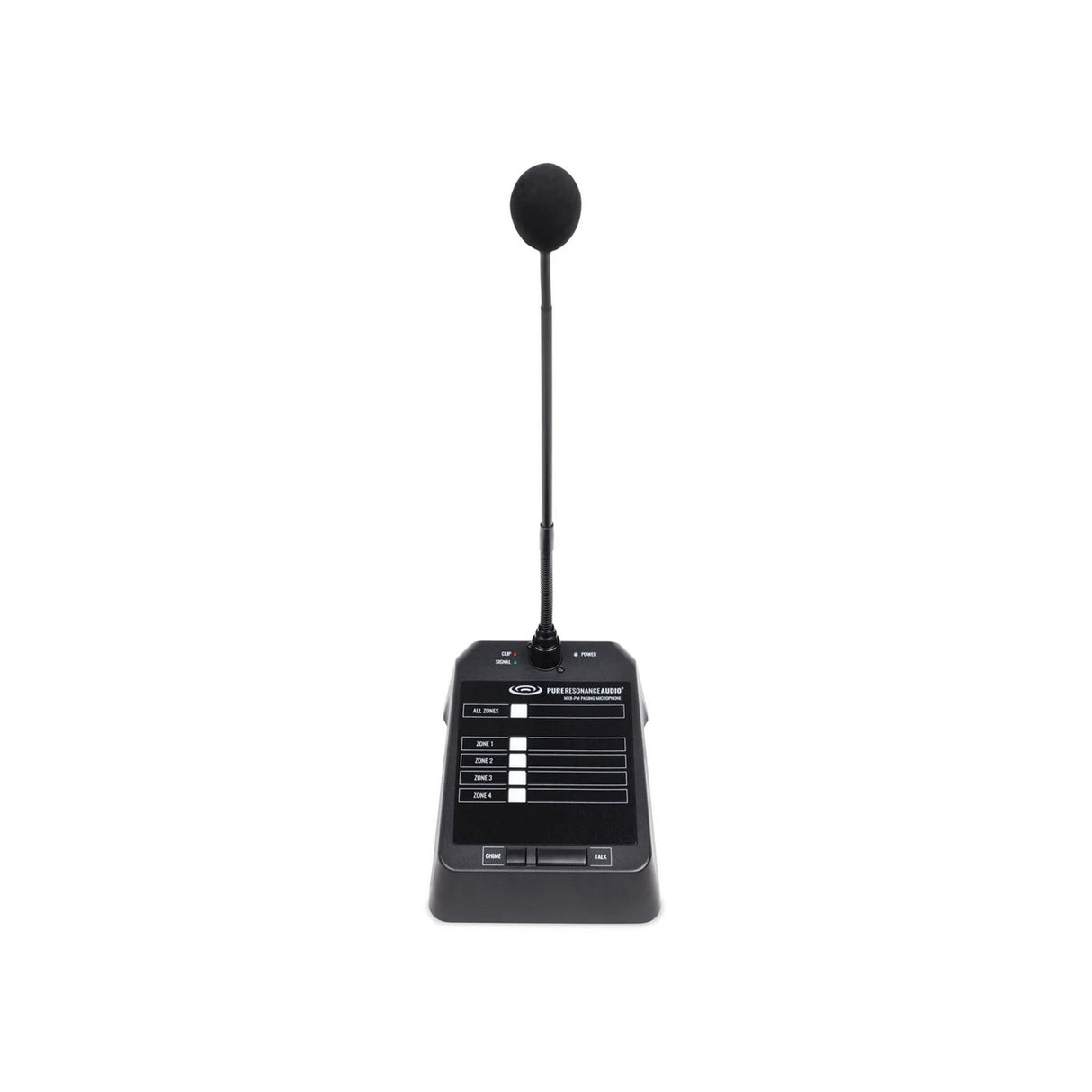 Pure Resonance Audio MX8-PM Paging Microphone with Zone Control for use with MX8 Series Mixers