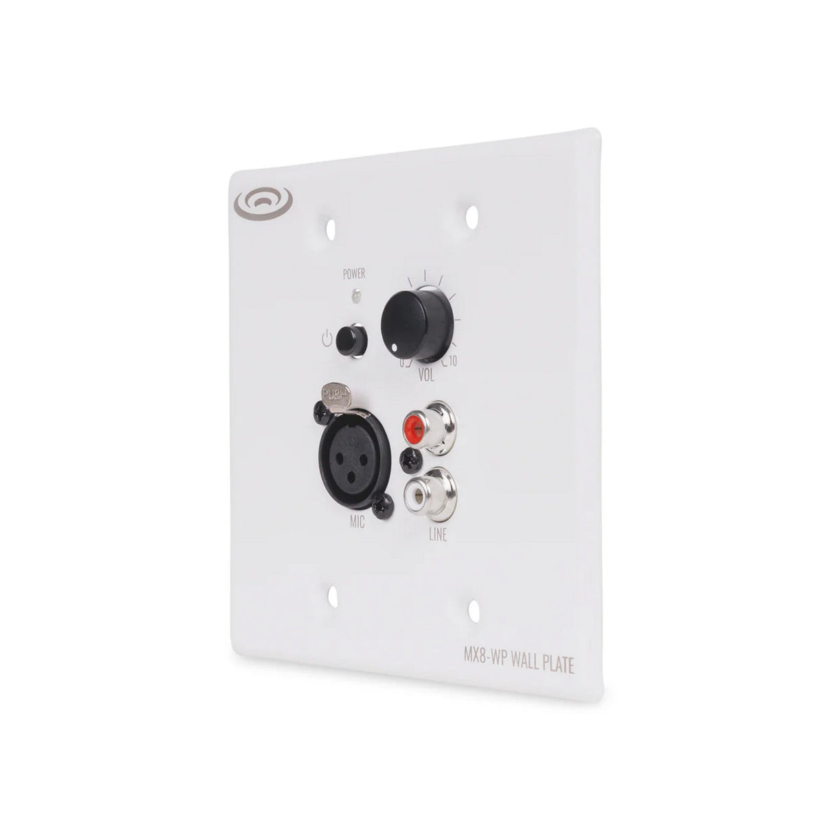 Pure Resonance Audio MX8-WP 2-Input Wall Plate with Volume Control