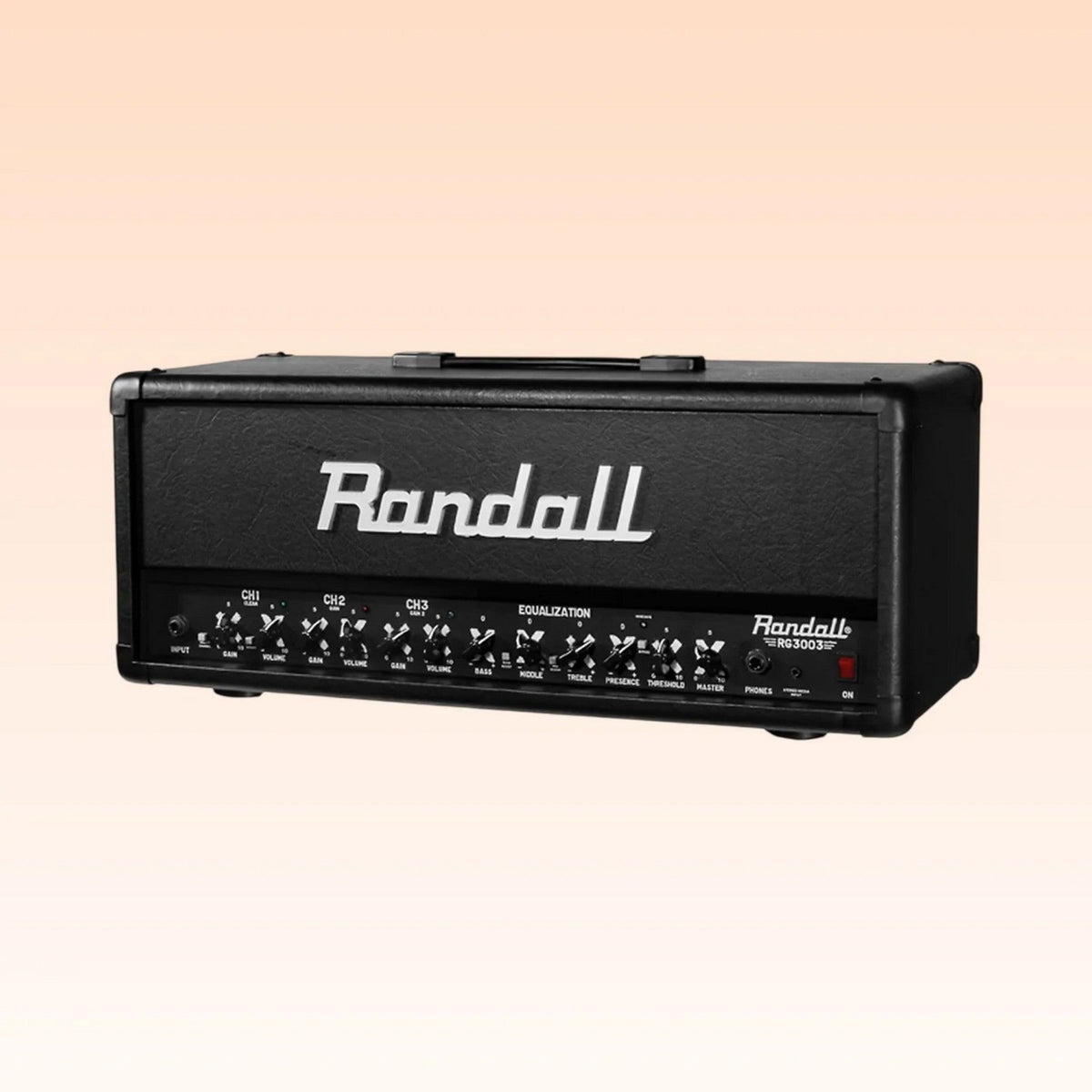 Randall RG3003H Guitar Amplifier Head, 300W 3-Channel Solid-State