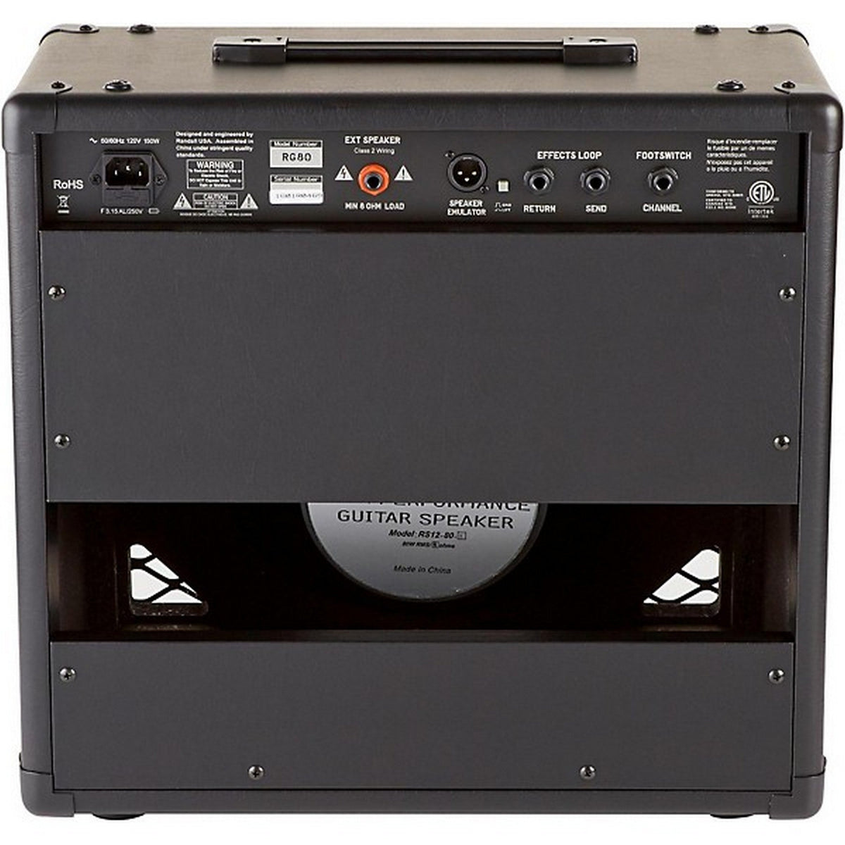 Randall RG80 80W 1x12 Solid-State Guitar Combo Amplifier