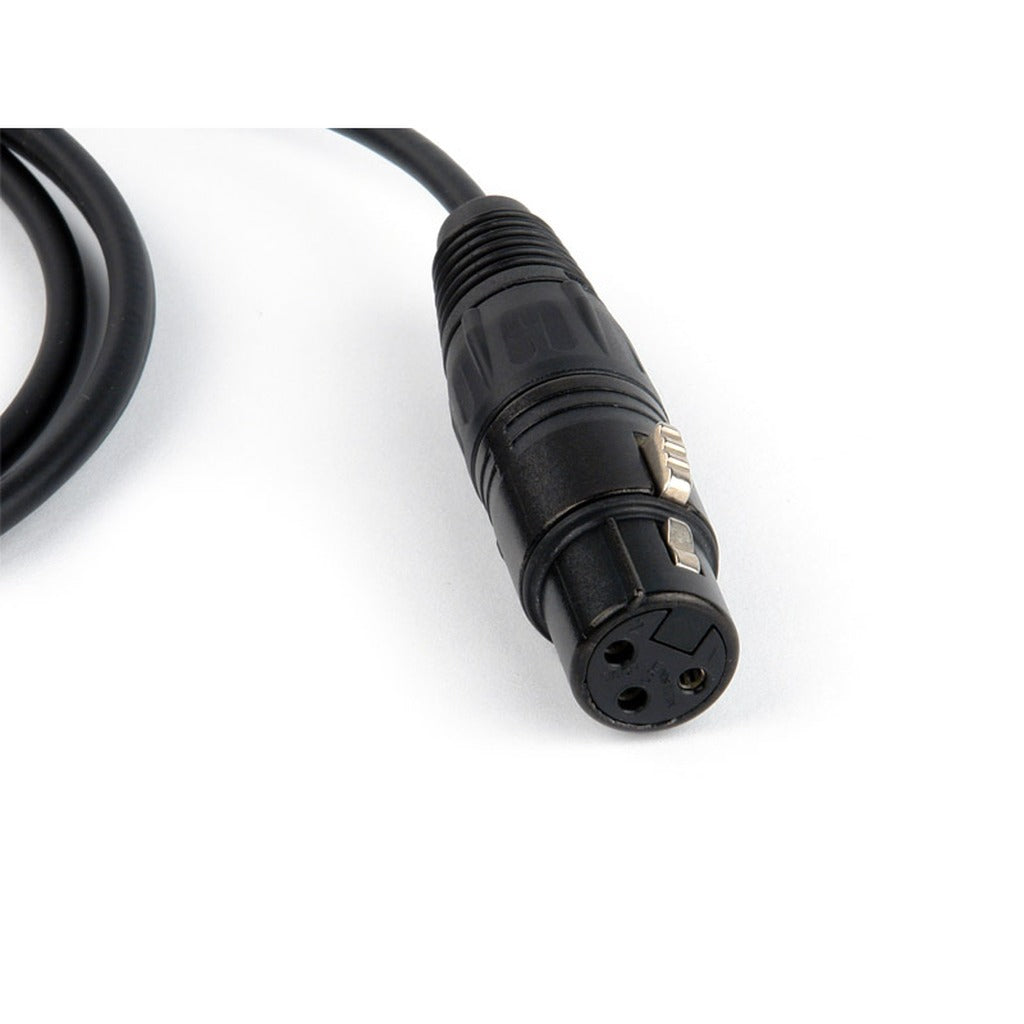 Remote Audio CALECXM XLR3F to TA5F Cable for Dynamic Mics to Lectrosonics 4 ft