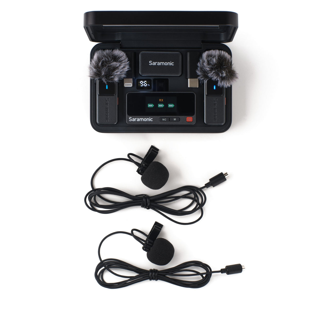Saramonic Air 2-Person Mini Wireless Lavalier Microphone System, 2.4 GHz