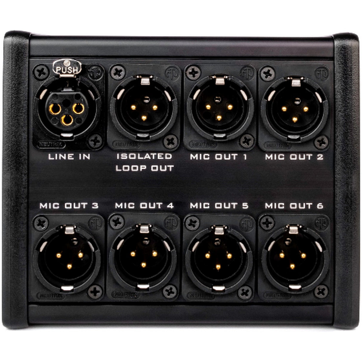 Sescom SES-PRESSBOX 6-Channel Passive Broadcast Press Box