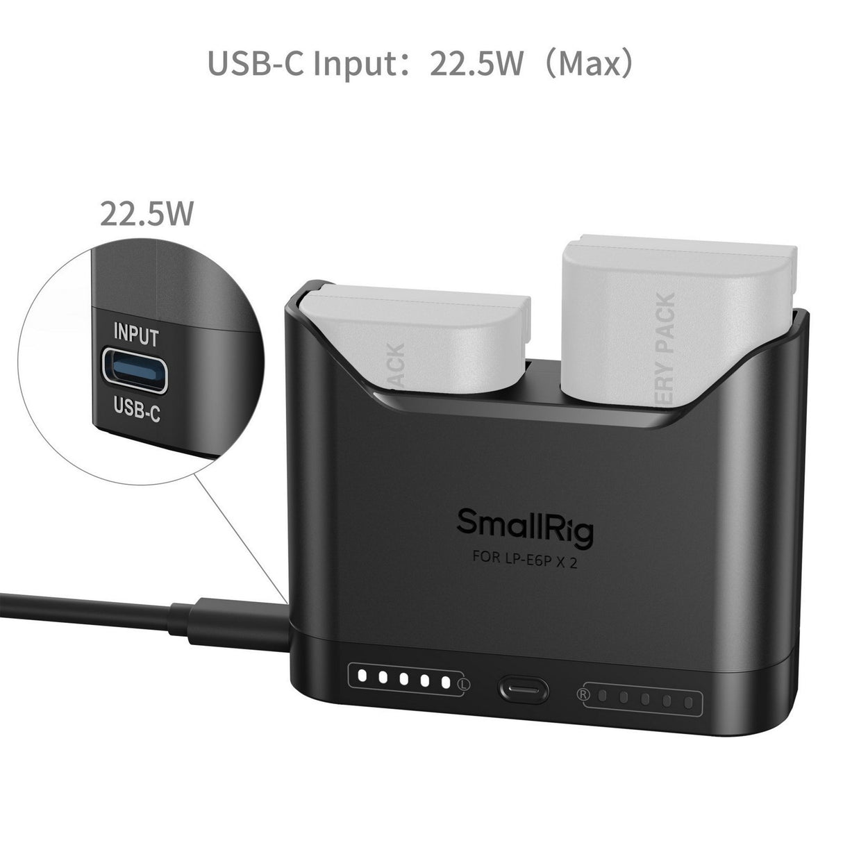 SmallRig Camera Battery Charger Series for Select Batteries