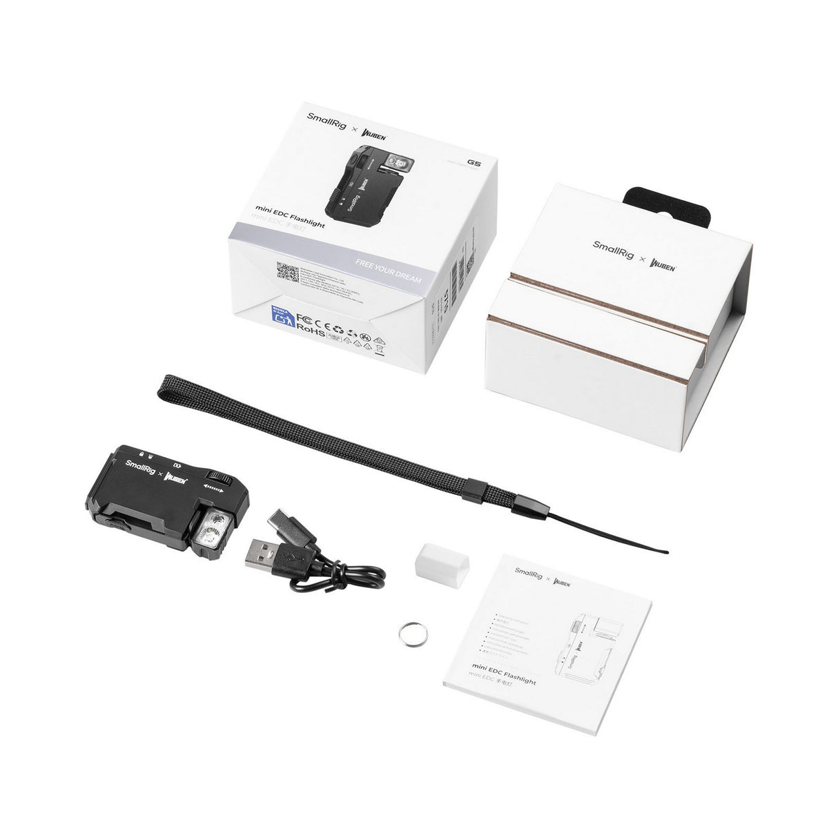 SmallRig 5710 Thumb EDC Flashlight Compact Everyday Carry LED Light