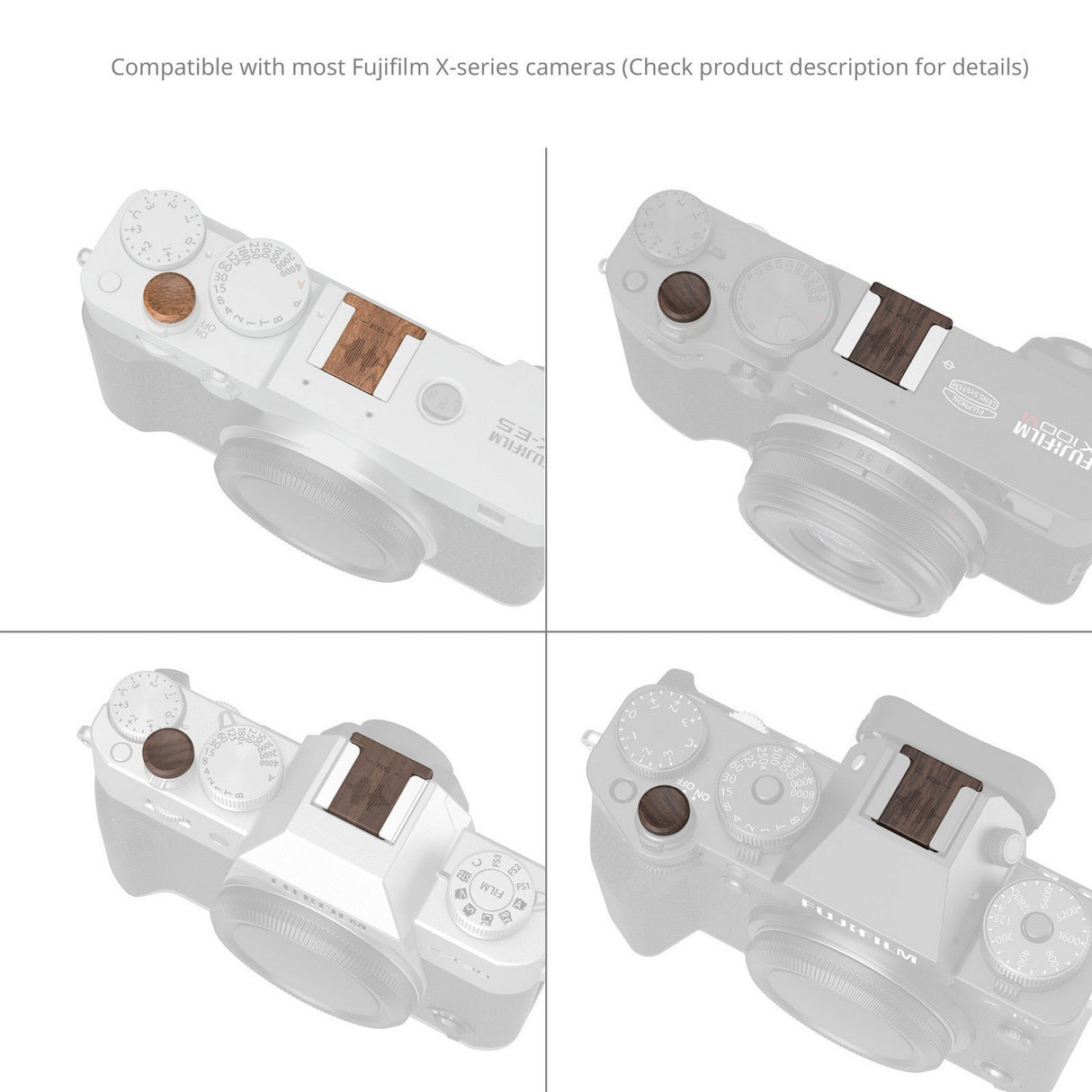 SmallRig Fujifilm Hot Shoe Cover and Shutter Button Set
