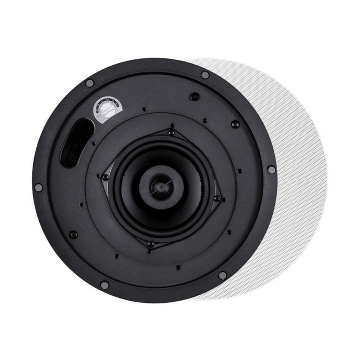 SoundTube CM52s‑BGM‑II‑WH 5.25-Inch Short-Can In‑Ceiling Speaker with White Seamless Grille