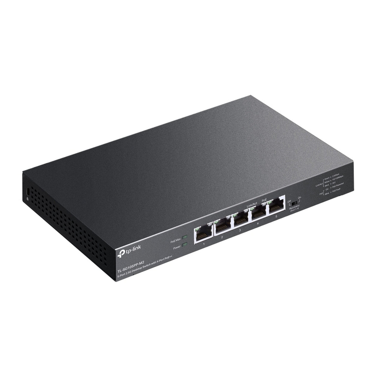 TP-Link TL-SG105PP-M2 5 Port 2.5G Desktop PoE Plus Plus Switch
