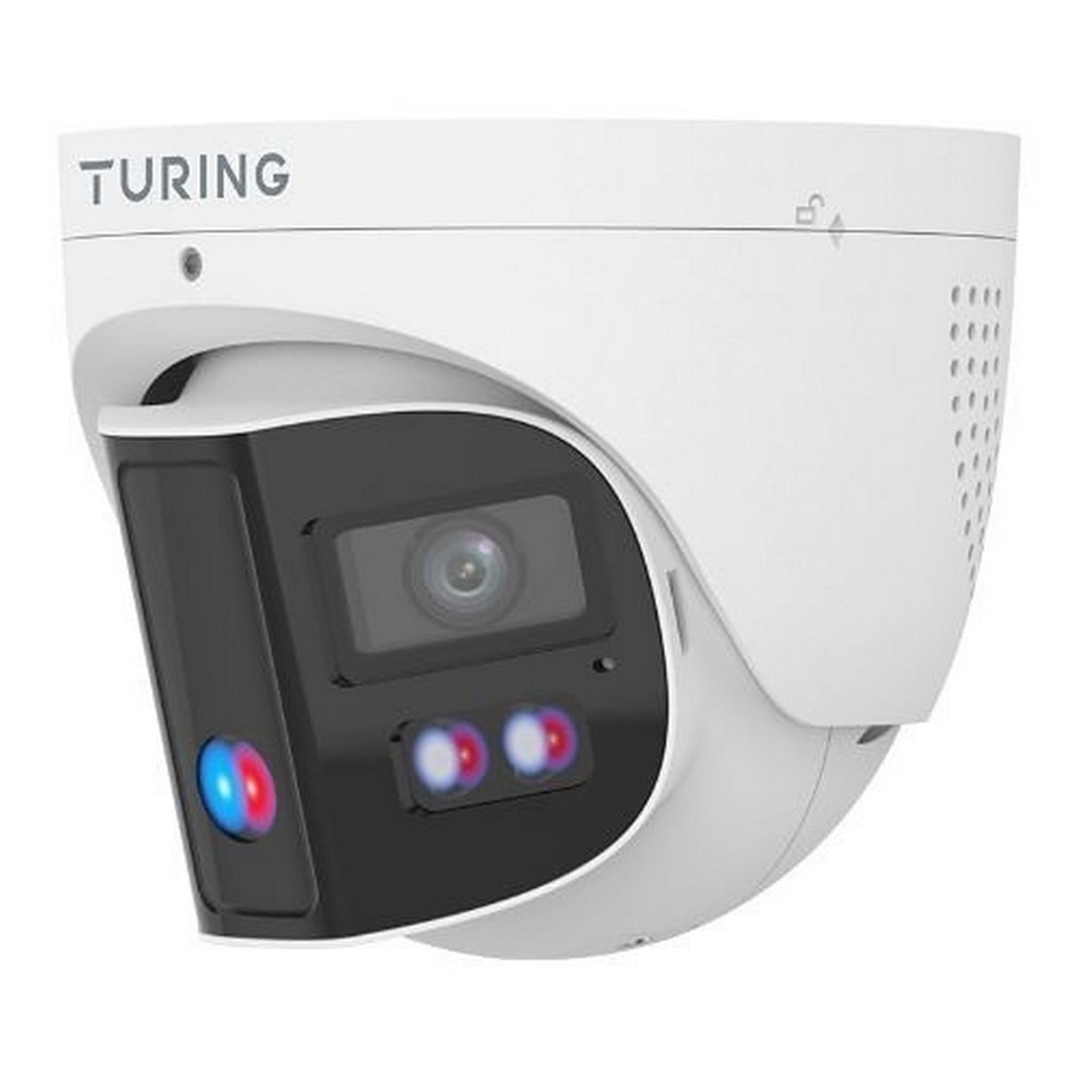 Turing Video TP-X2EAD8MPR-1Y 8MP Panoramic Dual-Sensor Active Deterrence Camera with TV-CORE1Y License
