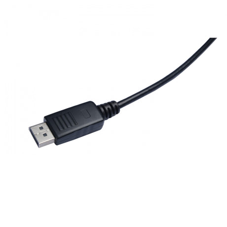 V7 V7MDP2DP-6FT-BLK-1E Mini DisplayPort 1.2 to DisplayPort 1.2 Male 21.6 Gbps 4K UHD Cable 6.6-Foot Black