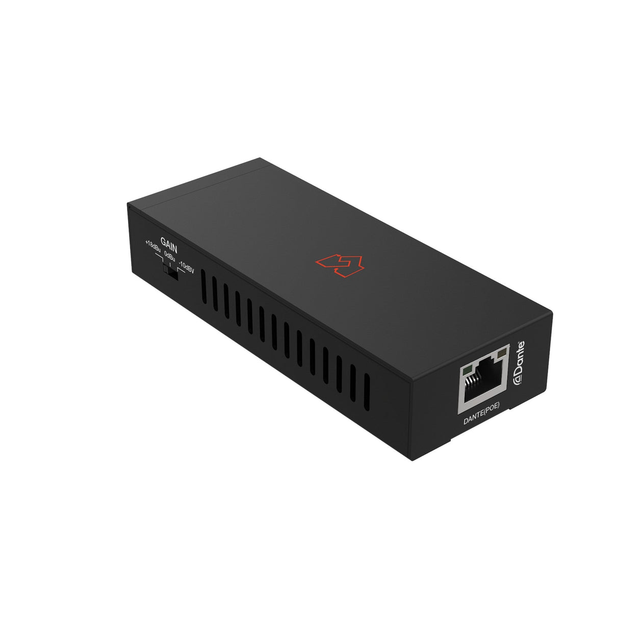 VigilLink 2-Channel Dante Analog Audio Encoder with PoE