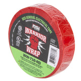 WarriorWrap WW-716-RD 716 General 7 mil Electrical Tape, Red, .75-Inch W x 60-Feet