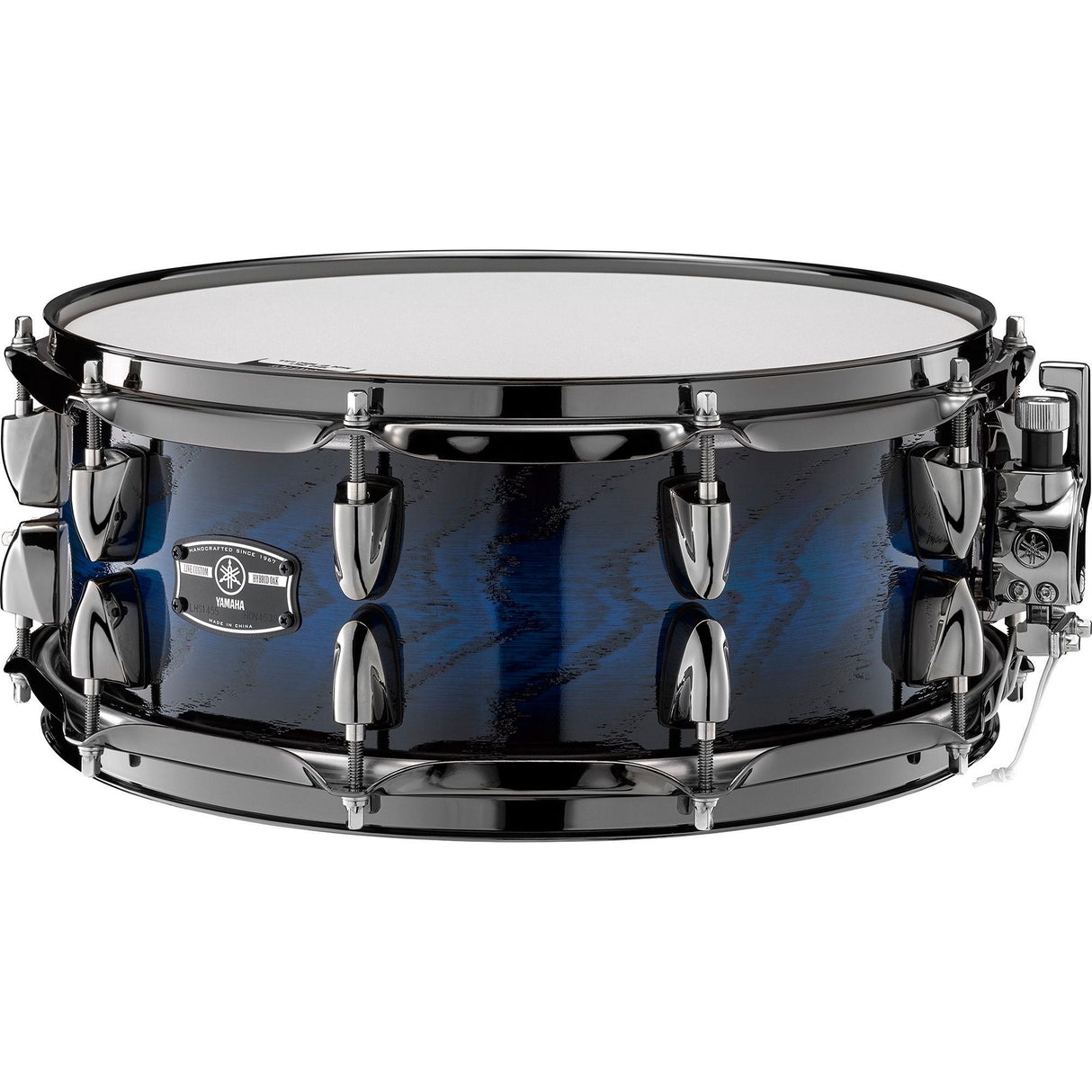 Yamaha Live Custom Hybrid Oak Snare Drum 2.3 Millimeter Triple-Flanged Hoops - Uzu Ice Sunburst