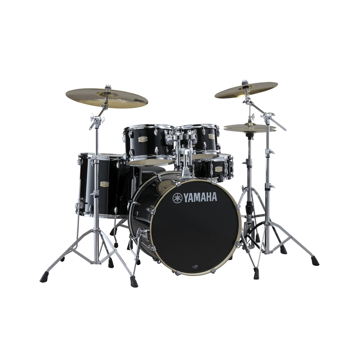 Yamaha Stage Custom Birch Acoustic Multi-Piece Drum Kit - Raven Black / 3-piece set: 1x 18’’ Bass, 1x 12’’ Tom, 1x 14’’