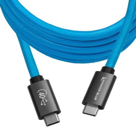 Kondor Blue 6-Foot Thunderbolt 4 USB 4.0 Type-C Cable