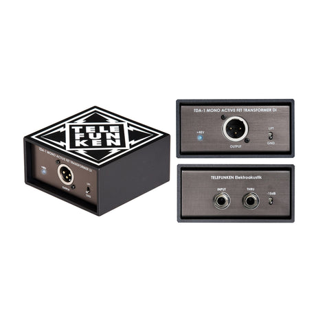 Telefunken TDA-1 Active Mono Direct Injection Box