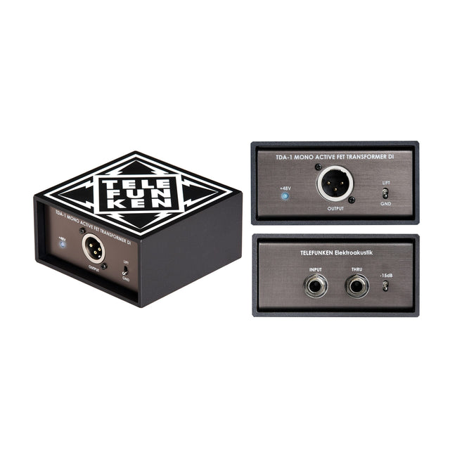 Telefunken TDA-1 Active Mono Direct Injection Box