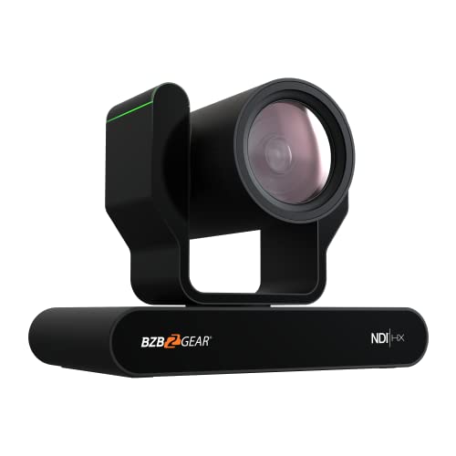 BZBGEAR BG-ADAMO-4KND25X-B 25X 4K UHD HDMI/12G-SDI/USB/USB/NDI|HX PTZ Camera Black